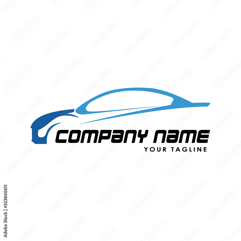 car logo design, vector flat style design