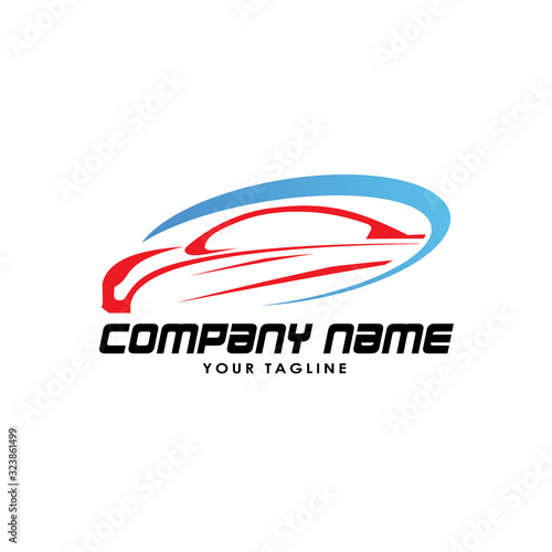 car logo design, vector flat style design