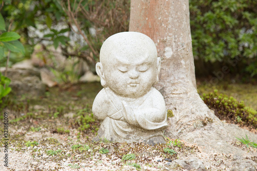 Photograph of a small concentrated Buddha statue