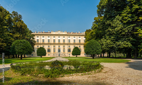 Royal Villa of Monza (Villa Reale), Milano, Italy. The Villa Reale was built between 1777 and 1780 by the imperial and royal architect Giuseppe Piermarini. © lorenza62