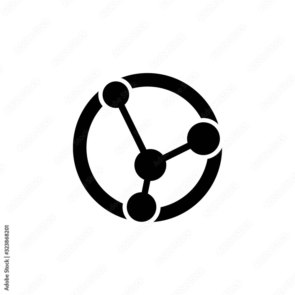 Molecule vector illustration design Molecule vector illustration design