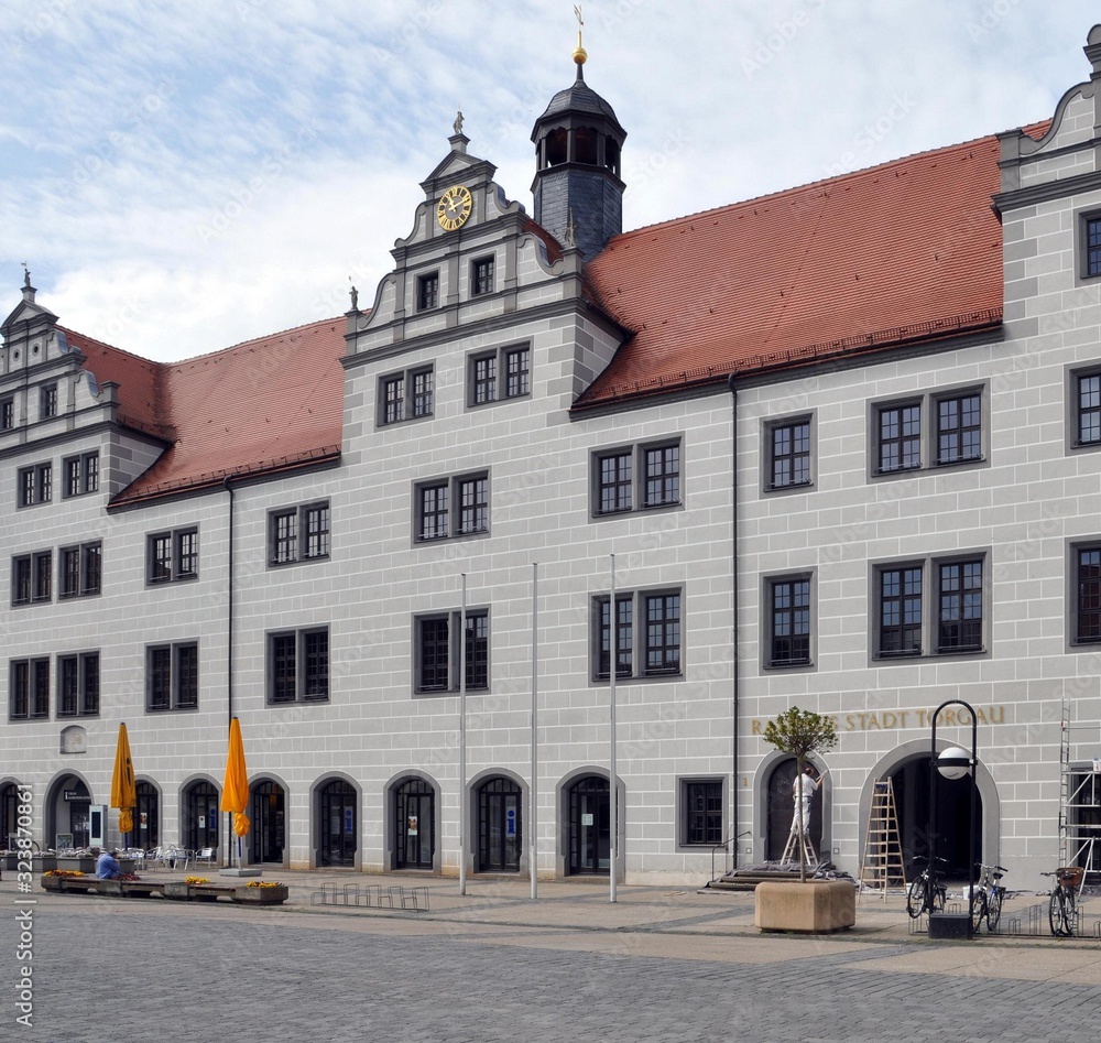 Obraz premium Schloss Hartenfels in Torgau