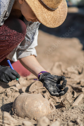 Ancient Burial Site- Archaeological Excavations photo