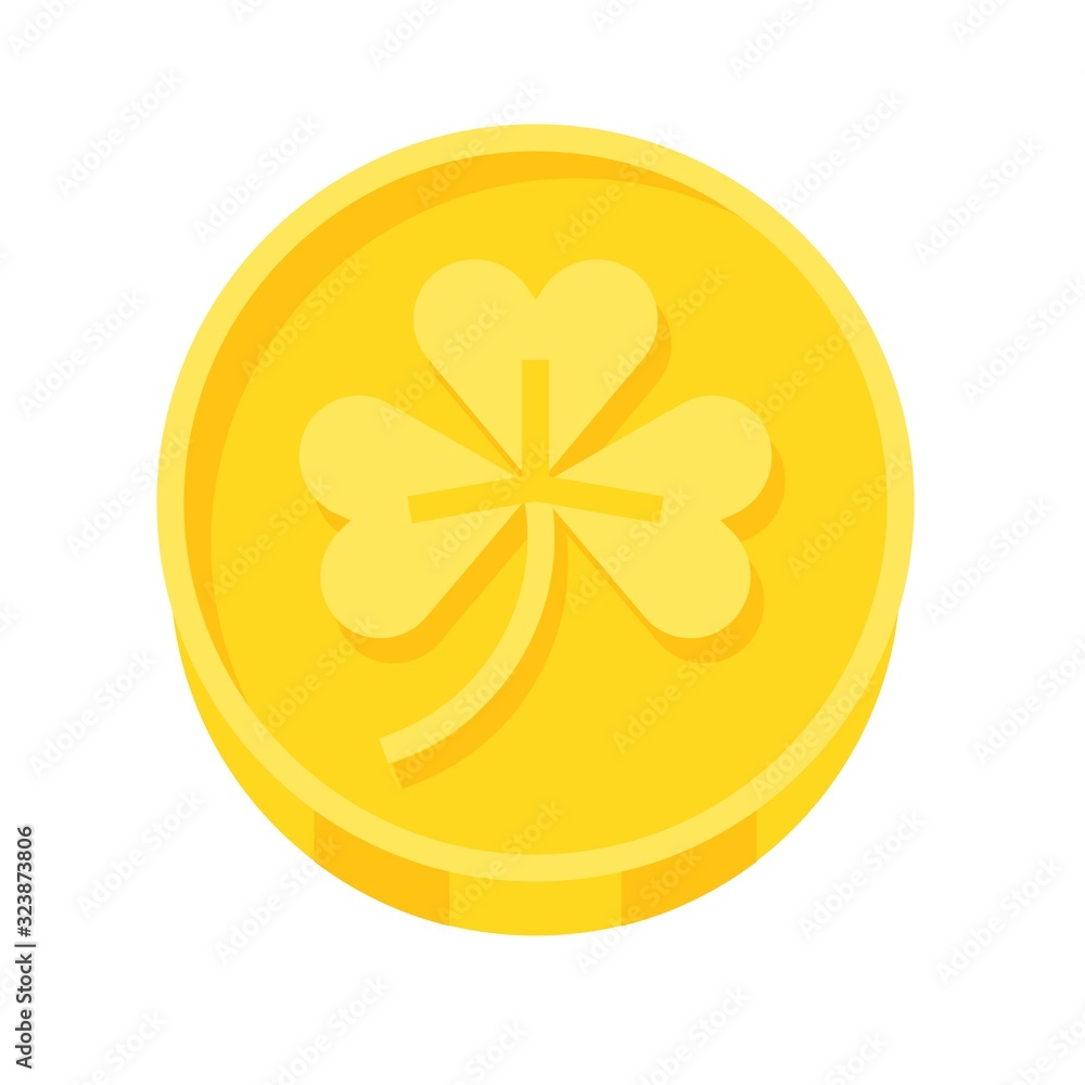 Coin icon, Saint patrick's day related vector Coin icon, Saint patrick's day related vector