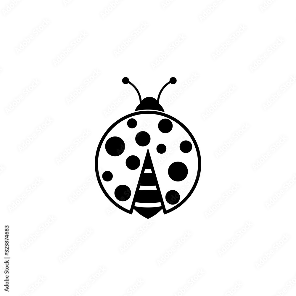 Beauty bug vector illustration icon design Beauty bug vector illustration icon design