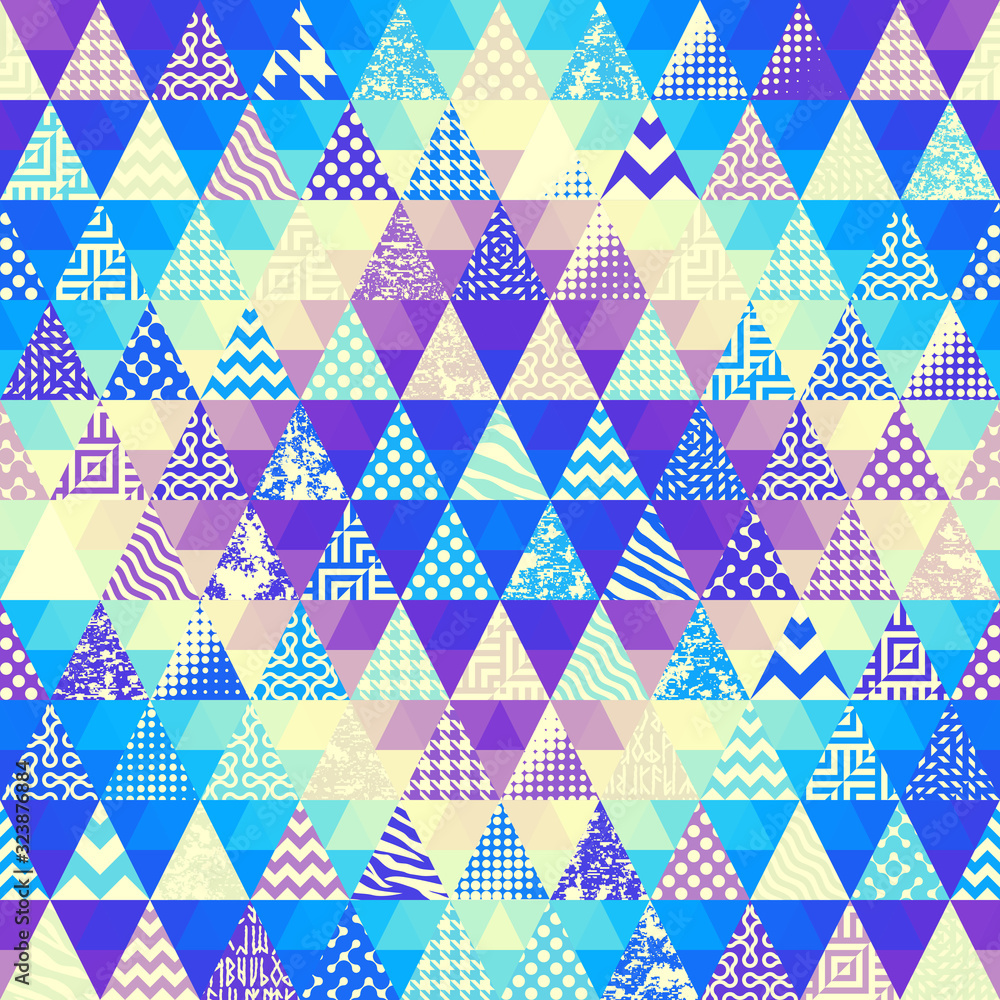 Seamless vector pattern background of a triangles. Seamless vector pattern background of a triangles.