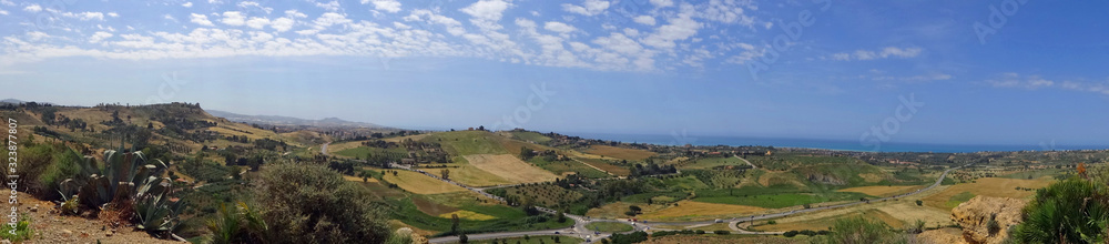 Fototapeta premium Paysage de Sicile