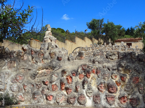 Tableau sur toile Paysage de Sicile, château enchanté de Sciacca