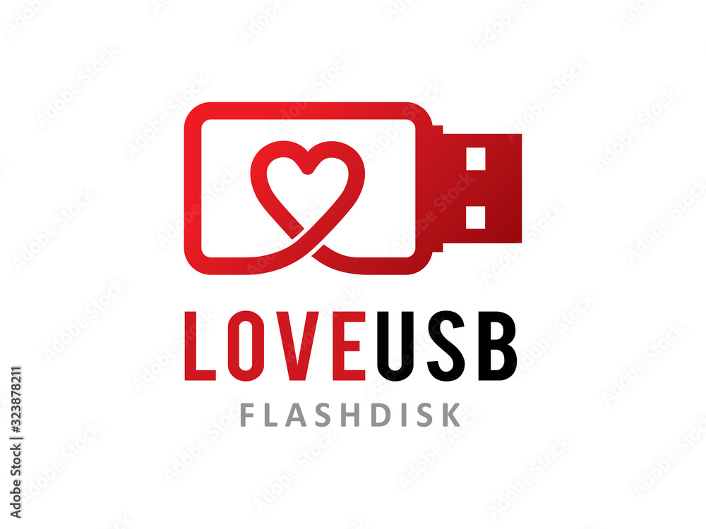 Love disk logo template design, icon, symbol Love disk logo template design, icon, symbol