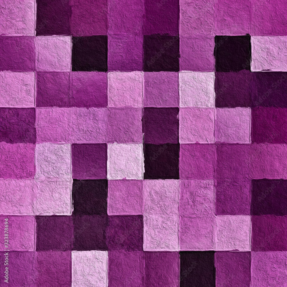 Colorful square pattern with a rough texture background. Background texture wall and have copy space for text. Picture for creative wallpaper or design art work. Colorful square pattern with a rough texture background. Background texture wall and have copy space for text. Picture for creative wallpaper or design art work.