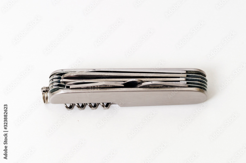 multi-function knife on white background multi-function knife on white background