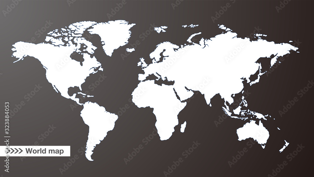 世界地図 高画質ベクター 世界地図 高画質ベクター