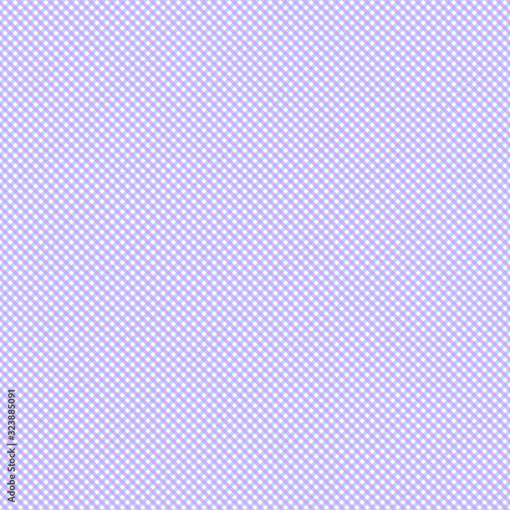 Purple and pink slight fabric texture. Intersecting sloping lines. Seamless pattern. Vector illustration.