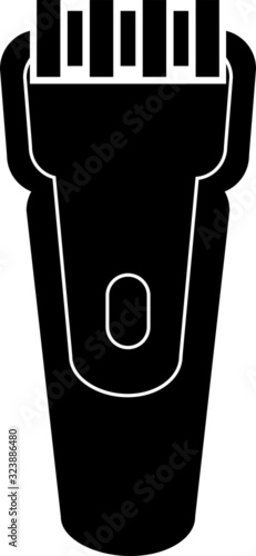 epilator icon, vector illustration  
