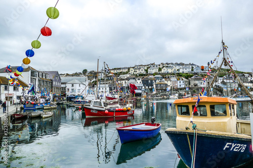 Cornwall England Mevagissey Fischerhafen Fischerboote photo