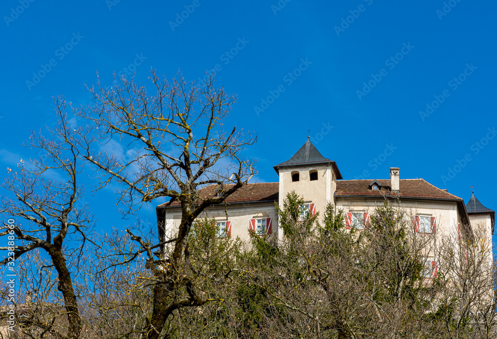 Castel Thun (or Thun Castle) is a monumental and austere medieval stronghold in Ton, Trentino Alto Adige in northern Italy that looks over the Non Valley. Castel Thun (or Thun Castle) is a monumental and austere medieval stronghold in Ton, Trentino Alto Adige in northern Italy that looks over the Non Valley.