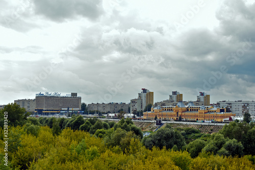 panorama of the city of Nizhny Novgorod