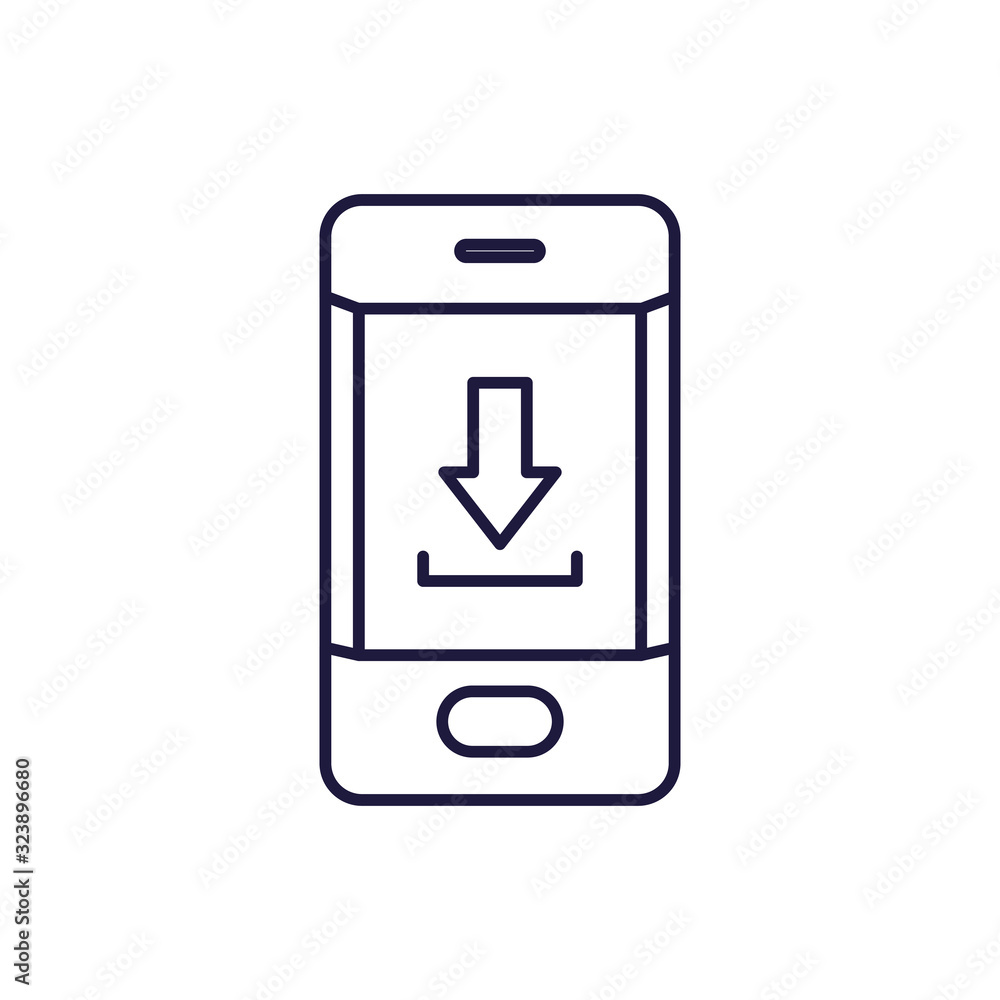 Isolated ebook and smartphone line style icon vector design Isolated ebook and smartphone line style icon vector design