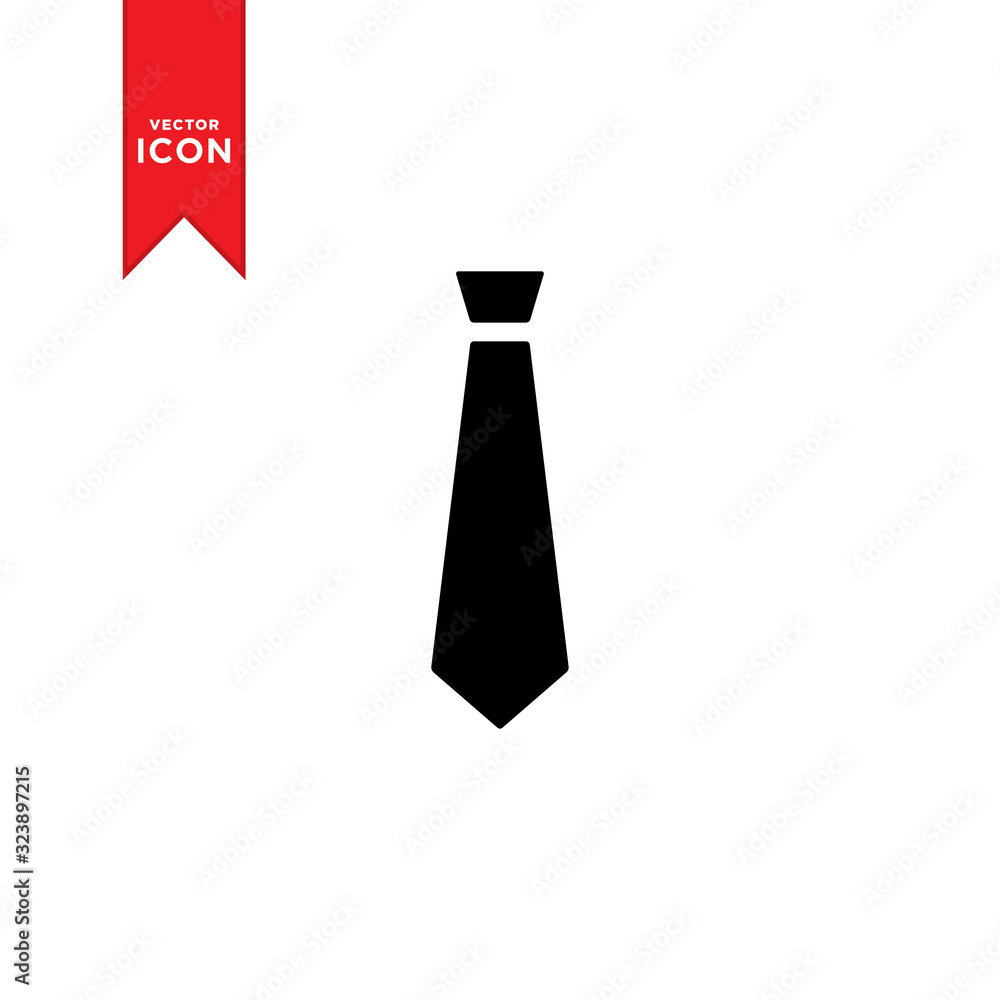 Necktie icon vector. Simple design on trendy icon. Necktie icon vector. Simple design on trendy icon.