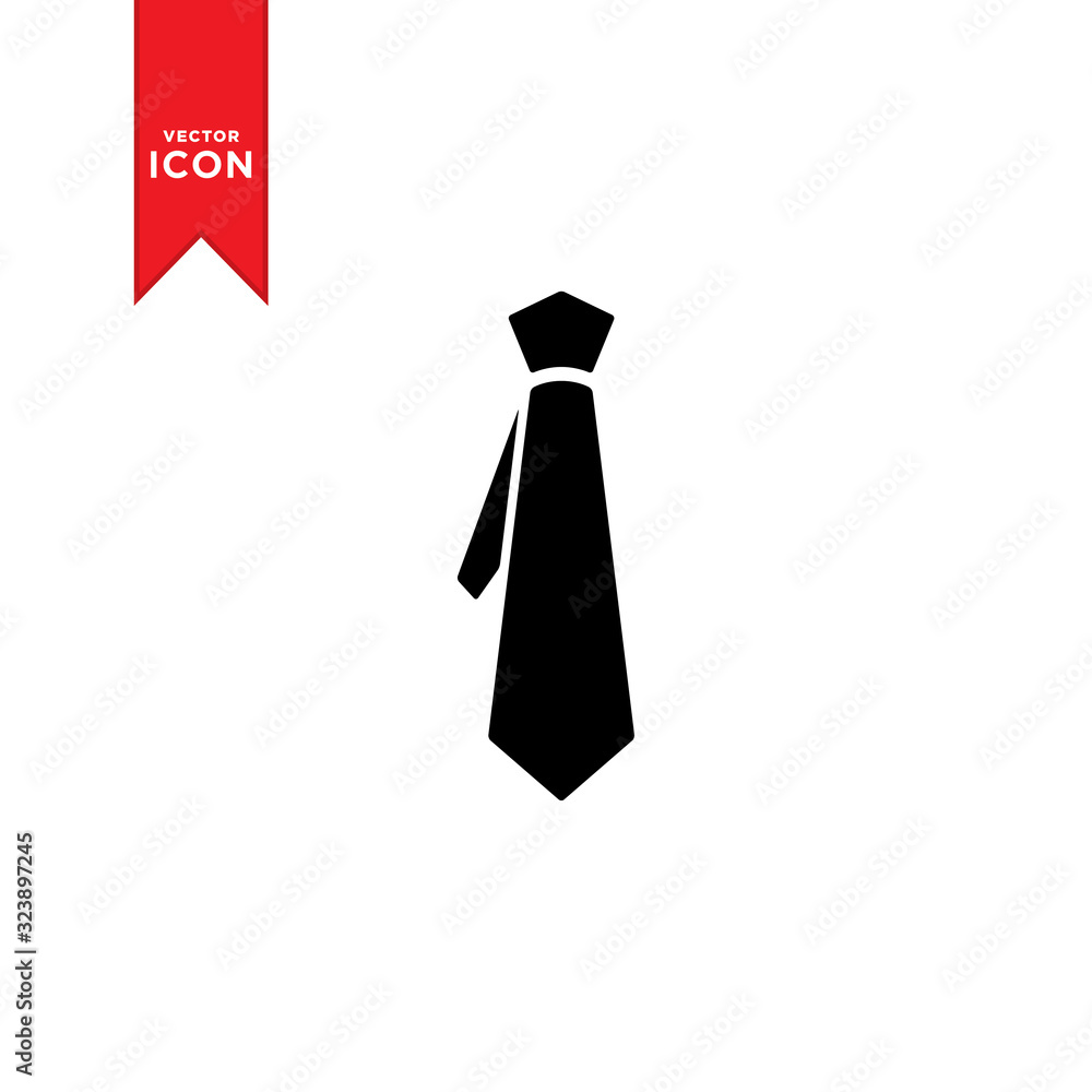 Necktie icon vector. Simple design on trendy icon. Necktie icon vector. Simple design on trendy icon.