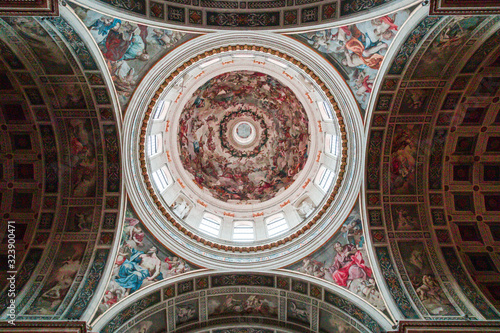 The co-cathedral basilica of Sant'Andrea, the largest church in Mantua