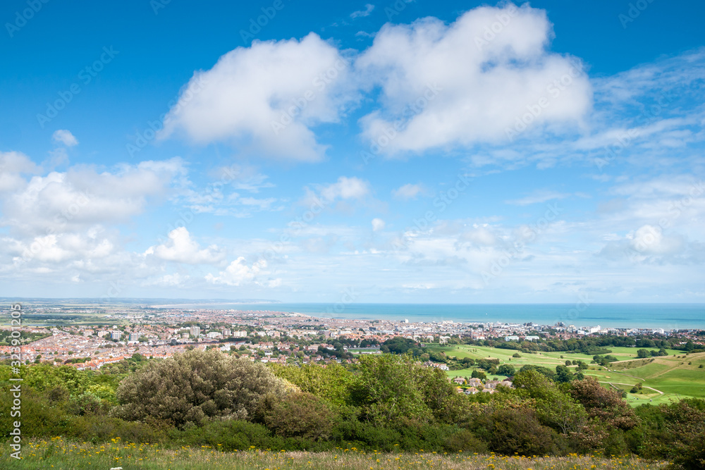 View over Eastbourne, Sussex, England View over Eastbourne, Sussex, England