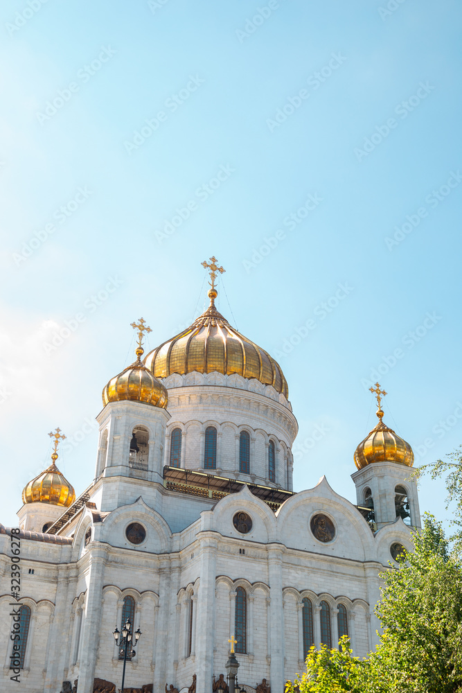 Cathedral of Christ the Savior in Moscow, Russia