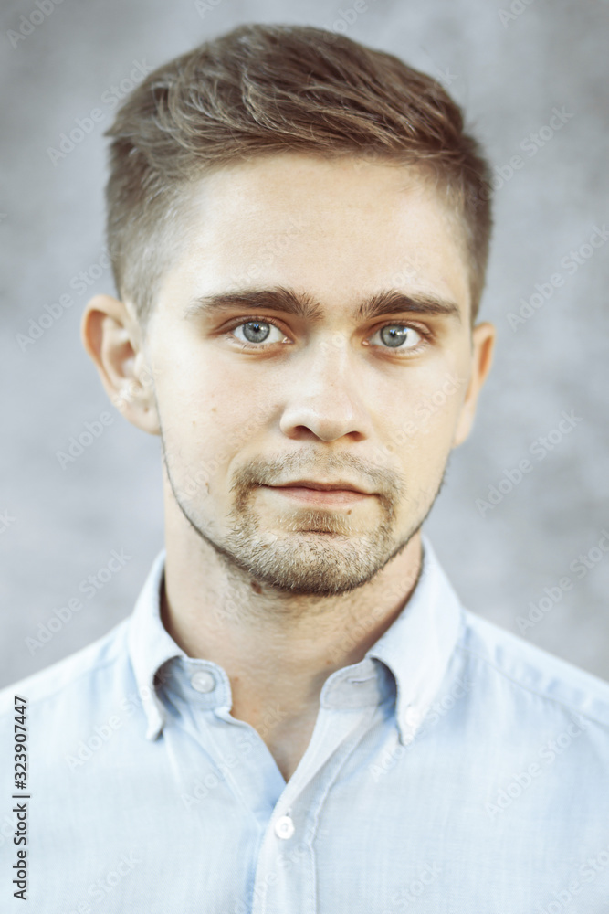 Fototapeta premium Close-up potrtrait of man