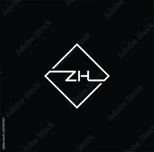 Outstanding professional elegant trendy awesome artistic black and white color ZH HZ initial based Alphabet icon logo. Free Download Outstanding professional elegant trendy awesome artistic black and white color ZH HZ initial based Alphabet icon logo. - GFXLoad