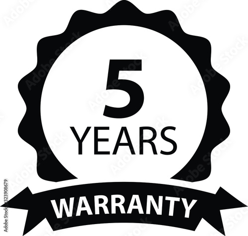  warranty label ,icon 