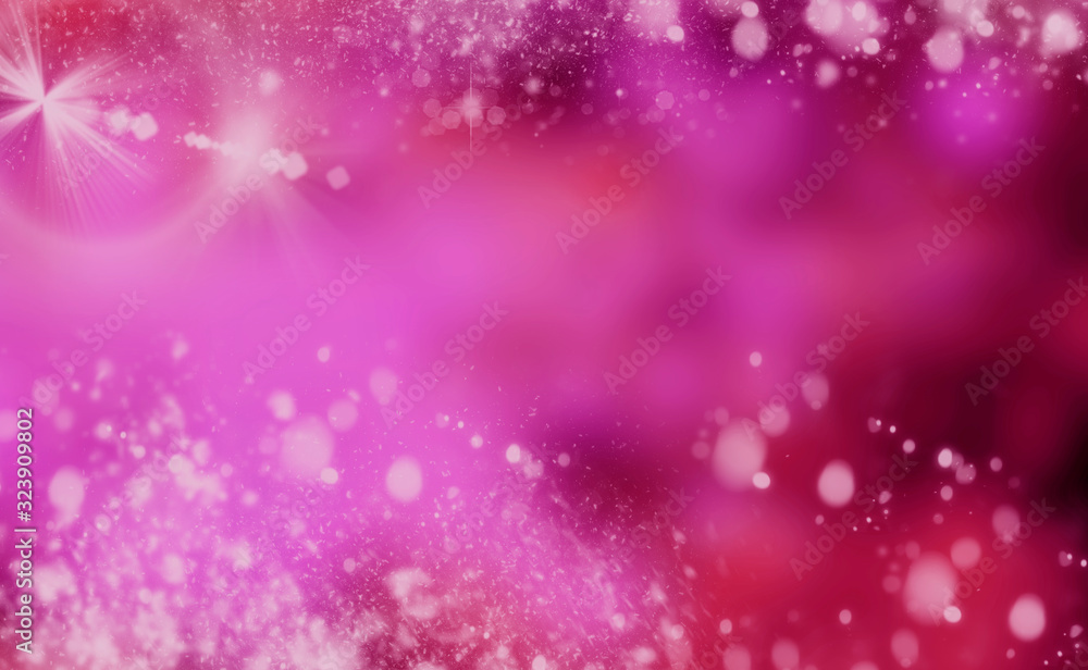 Abstract background with bokeh and lights illustration