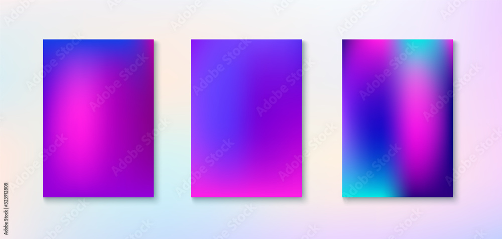 Purple, Pink, Turquoise, Blue Gradient Shiny Vector Background. 