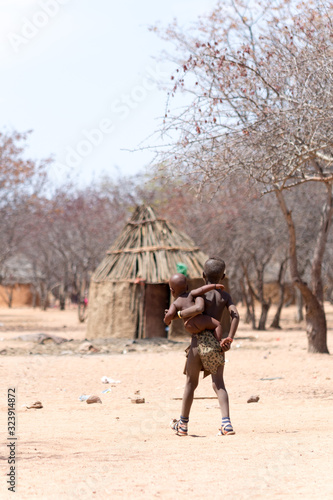 Village et case Himba en Namibie