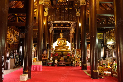 Chiang Mai Thailand - Temple Chiang Man meditation hall