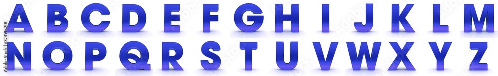 blue alphabet letters 3d signs capital letter characters blue alphabet letters 3d signs capital letter characters