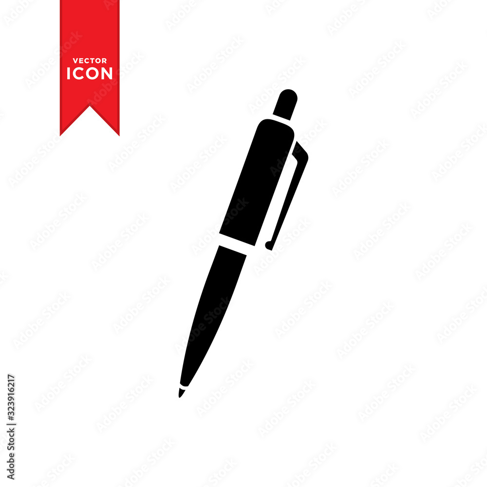 Pen icon vector. Trendy design on white background. Pen icon vector. Trendy design on white background.