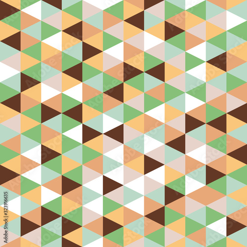 abstract colorful green tone geometric graphic pattern design background vector illustration for st patrick day