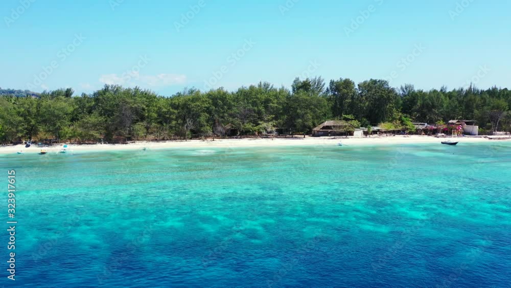 Paradise white sandy beach, family vacation concept. Paradise white sandy beach, family vacation concept.