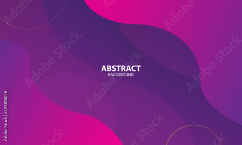 Minimal geometric background. Trendy geometric background. Dynamic shapes composition. Fluid gradient shapes composition. Vector illustration