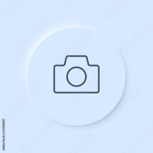 Neumorphism App Icon - Kamera