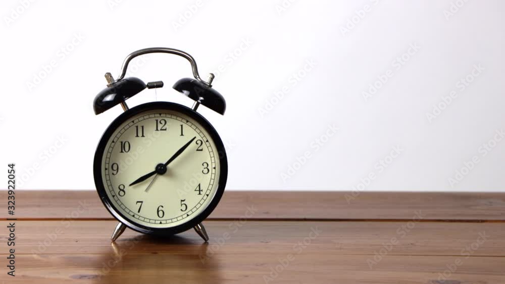 Time passing by on an old-fashioned clock at increased speed Time passing by on an old-fashioned clock at increased speed