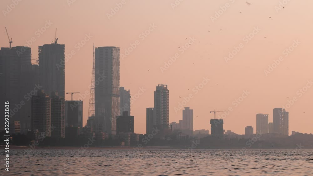 Bandra worli sealink bridge and mahim bay Bandra worli sealink bridge and mahim bay