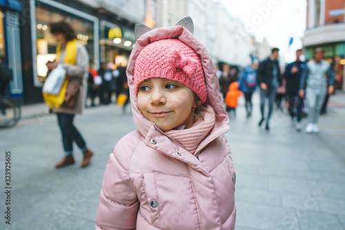 Photography pretty girl in pink cap