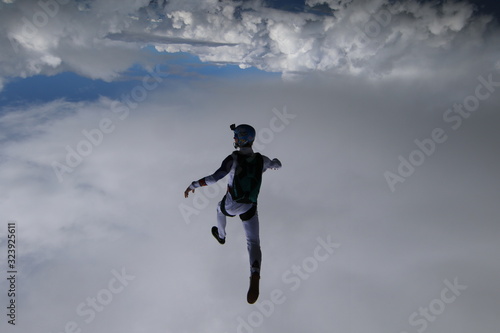 Wallpaper Mural Skydiver over Voss Norway Torontodigital.ca