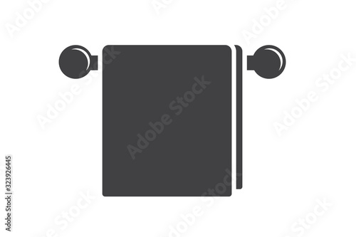 Towel icon vector 