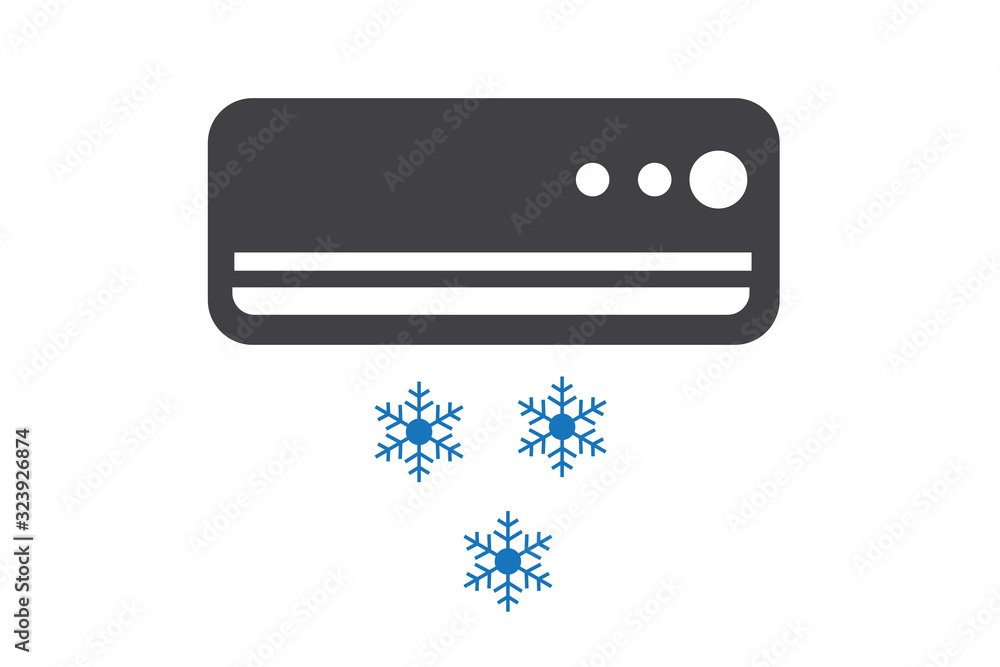 Air conditioner icon vector Air conditioner icon vector