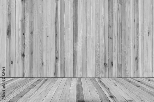 Empty of room - wood texture background