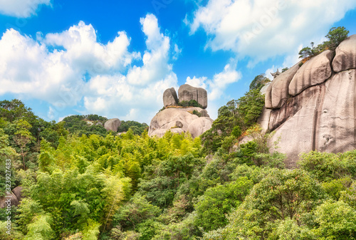 Natural scenery of Mount Taimu in Ningde, Fujian Province, China