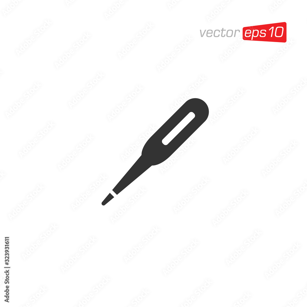 Thermometer Icon Design Vector Illustration Thermometer Icon Design Vector Illustration