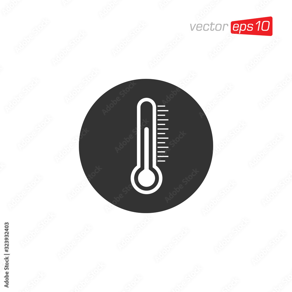 Thermometer Icon Design Vector Illustration Thermometer Icon Design Vector Illustration